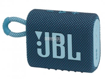 Портативная колонка JBL GO 3 синий 4.2W 1.0 BT 10м (JBLGO3BLU)