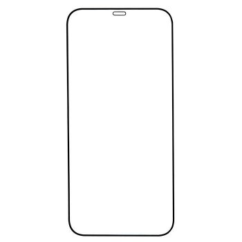 Защитное стекло для смартфона iPhone 12 Pro Max Full Glue Premium Krutoff для Apple iPhone 12 Pro Max, черный