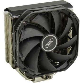 Вентилятор Deepcool <R-AS500-BKNLMN-G> AS500 (4пин, 1155/1200/2011/2066/AM4-FM2,26дБ,500-1200об/мин,Al+тепл.трубки)