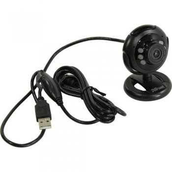 Веб-камера Trust Spotlight PRO Webcam <16428> (USB2.0, 1280x1024, микрофон, подсветка)