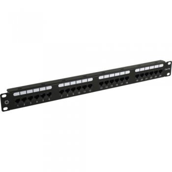 Patch Panel 19" UTP 24 port кат.5e  5bites <PPU55-03>разъём KRONE&110 (dual  IDC)