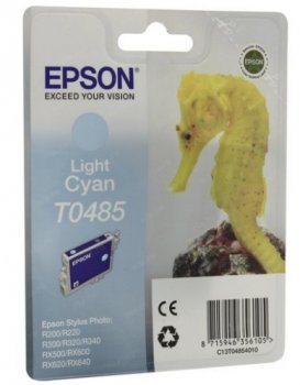 *Картридж Epson T048540 Light Cyan для EPS ST Photo R200/R300/RX500/ RX600 (просрочен) (б/у)