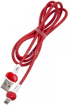 Кабель Redline Candy УТ000021989 Lightning (m) USB A(m) 1м красный