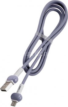 Кабель Redline Candy УТ000021987 micro USB B (m) USB A (m) 1м фиолетовый
