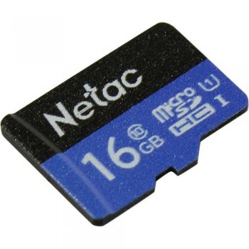 Карта памяти Netac <NT02P500STN-016G-S> microSDHC Memory Card 16Gb UHS-I U1 Class 10