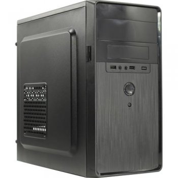 Корпус Exegate EX286424RUS Minitower ExeGate BA-309-350W-8 (mATX, БП AA350 с вент. 8см, 2*USB, HD аудио, черный)