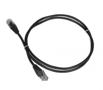 Кабель UTP Lanmaster TWT-45-45-2.0-BK UTP вилка RJ-45-вилка RJ-45 кат.5е 2м чёрный ПВХ (уп.:1шт)