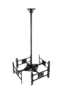 Кронштейн для телевизора Onkron CPRO2L-4 черный 32"-55" макс.154кг потолочный поворот и наклон