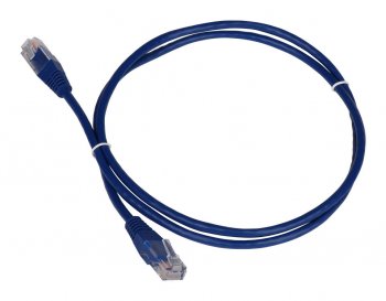 Кабель UTP Lanmaster TWT-45-45-0.3-BL UTP вилка RJ-45-вилка RJ-45 кат.5е 0.3м синий ПВХ (уп.:1шт)