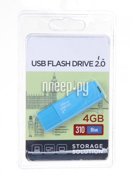 Накопитель USB 4Gb - OltraMax 310 OM-4GB-310-Blue