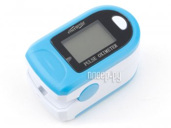 Пульсоксиметр Gembird Energenie EG-PO2W White-Blue