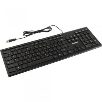 Клавиатура SVEN KB-S307M Black <USB> 105КЛ+16КЛ М/Мед