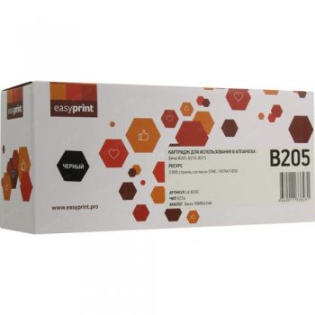 Картридж Easyprint 106R04348 -картридж(LX-B205) для Xerox B205/B210/B215 (3000 стр.) черный, с чипом