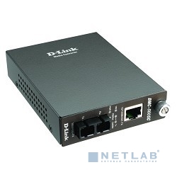 Медиаконвертер D-Link DMC-515SC/D7A(E) с 1 портом 10/100Base-TX и 1 портом 100Base-FX с разъемом SC для одномодового оптического кабеля (до 15 км)