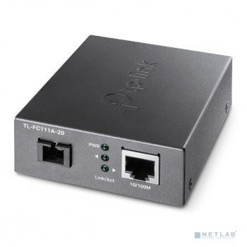 Медиаконвертер TP-Link <TL-FC111A-20> 100Base-T to SM 100Base Media Converter (1UTP, 1SC, SM)