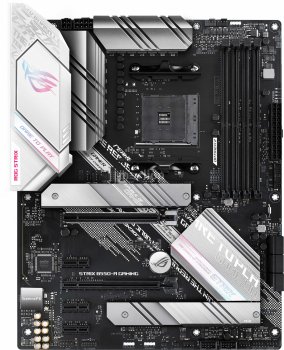 Материнская плата ASUS ROG STRIX B550-A GAMING Soc-AM4 AMD B550 4xDDR4 ATX AC`97 8ch(7.1) 2.5Gg RAID+HDMI+DP