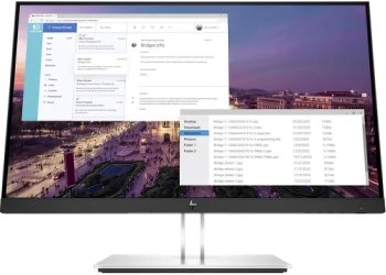 Монитор 23" HP E23 G4 <9VF96AA> с поворотом экрана (LCD, 1920x1080, D-Sub, HDMI, DP, USB2.0 Hub)