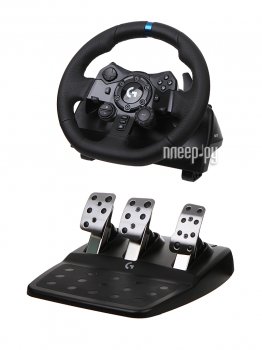 Руль Logitech G923 Racing Wheel (Рулевое колесо, педали, PS/PC)<941-000149>