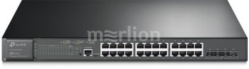 Коммутатор TP-Link TL-SG3428XMP (L2+) 24x1Гбит/с 4SFP+ 24PoE+ 384W управляемый