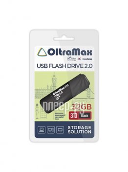 Накопитель USB 32GB - OltraMax 310 2.0 OM-32GB-310-Black