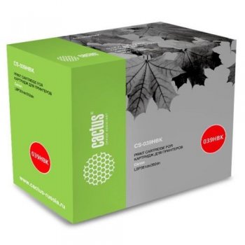 Картридж Cactus CS-039HBK 039 H черный (25000стр.) для Canon LBP 351x i-Sensys /352x i-Sensys