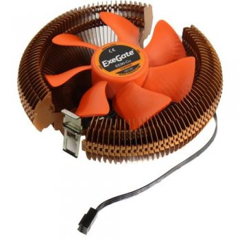 Вентилятор Exegate EX286151RUS ExeGate EE90-Cu (Al+Copper, LGA775/1150/1151/1155/1156/1200/AM2/AM2+/AM3/AM3+/AM4/FM1/FM2/754/939/940, TDP 80W, Fan 90m