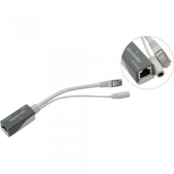 Адаптер PoE MikroTik <RBGPOE18-57V> инжектор Gigabit PoE (1UTP 1000Mbps, 18-57V)