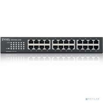 Коммутатор Zyxel GS1100-24E-EU0103F (L2) 24x1Гбит/с неуправляемый