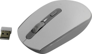 Мышь беспроводная SmartBuy Wireless Optical Mouse <SBM-280AG-WG> (RTL) USB 4btn+Roll,