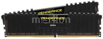Оперативная память 2x8Gb 3600MHz Corsair CMK16GX4M2D3600C18 Vengeance LPX RTL PC4-28800 CL18 DIMM 288-pin 1.35В