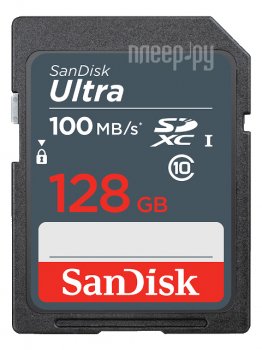 Карта памяти SDXC 128GB Sandisk SDSDUNR-128G-GN3IN Ultra