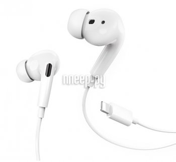 Наушники с микрофоном Hoco M1 Pro Lightning White
