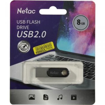 Накопитель USB Netac <NT03U278N-008G-20PN> USB2.0 Flash Drive 8Gb (RTL)
