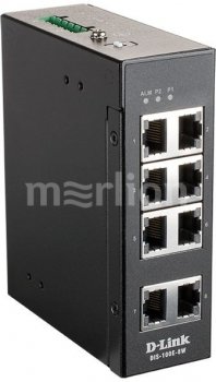 Коммутатор D-Link DIS-100E-8W/A1A 8x100Мбит/с неуправляемый