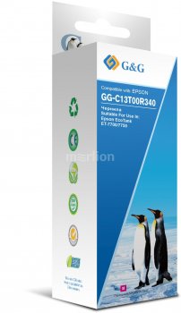 Чернила G&G GG-C13T00R340 пурпурный 70 мл для Epson EcoTank 7700/7750