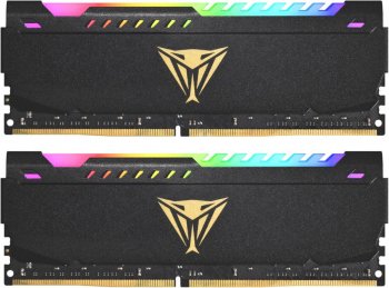 Оперативная память 2x16Gb 3200MHz Patriot PVSR432G320C8K Viper Steel RGB RTL PC4-25600 CL18 DIMM 288-pin 1.35В dual rank