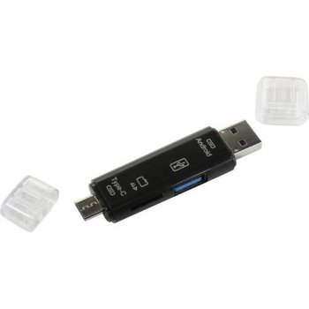 Картридер Smartbuy <SBR-801-S> USB2.0 microSD microSDXC Card Reader/Writer