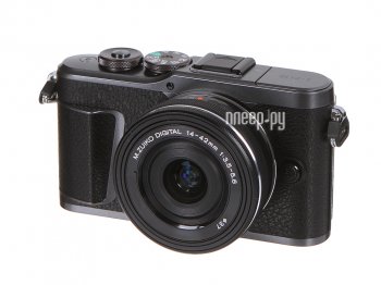 Цифровой беззеркальный фотоаппарат со сменной оптикой Olympus Pen E-PL10 14-42 Kit Black