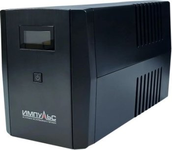 Источник бесперебойного питания Импульс Юниор Смарт 2200 {2200/1320 ВА/Вт, LCD, USB, RJ11/RJ45, SCHUKOx4},черный {JS22223}