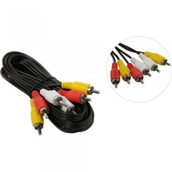 Кабель 5bites <AC3R-020M> 3RCA-M --> 3RCA-M 2м