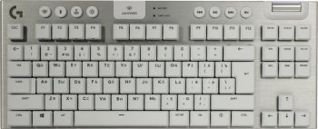 Клавиатура 920-010117 Logitech G915 TKL WHITE {механическая, белый, беспроводная/проводная, RGB LIGHTSYNC, USB, Bluetooth, радиоканал}