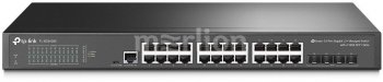 Коммутатор TP-Link SG3428X (L2+) 24x1Гбит/с 4SFP+ управляемый