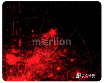 Коврик для мыши Оклик OK-F0252 рисунок/красные частицы 250x200x3мм