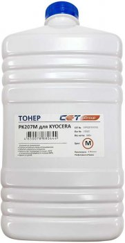 Тонер Cet PK207 OSP0207M500 пурпурный бутылка 500гр. для принтера Kyocera Ecosys M8124cidn/8130cidn