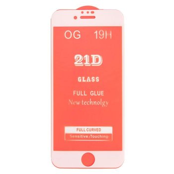 Защитное стекло для смартфона защитное стекло 9D/11D/21D для Apple iPhone 6, iPhone 6S, iPhone 7, iPhone 8, белый (без упаковки) iPhone 6,7,8,SE2020