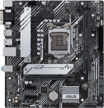 Материнская плата ASUS PRIME H510M-A Soc-1200 INTEL H510 2xDDR4 mATX AC`97 8ch(7.1) GbLAN+VGA+HDMI+DP