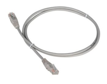 Кабель UTP Lanmaster TWT-45-45-0.15-GY вилка RJ-45-вилка RJ-45 кат.5е 0.15м серый ПВХ (уп.:1шт)