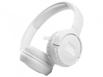 Наушники с микрофоном накладные JBL Tune 510BT белый беспроводные bluetooth оголовье (JBLT510BTWHT)