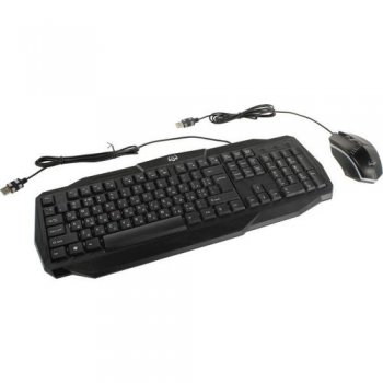 Комплект клавиатура + мышь SVEN GS-9100 Black (Кл-ра,104КЛ USB+Мышь 4кн,Roll,USB)