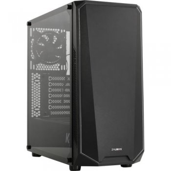 Корпус Miditower ZALMAN <K1 Rev.B> Black ATX без БП